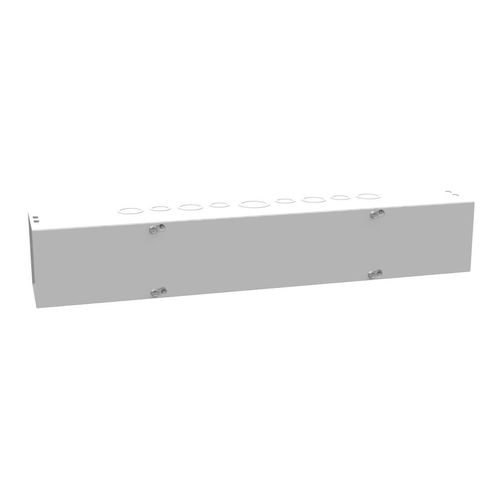 Main product image of 4" x 24" x 4" NEMA 1 Screw Cover Lay-In Wireway, Steel, Gray, With Knockouts, 4424-GSC1