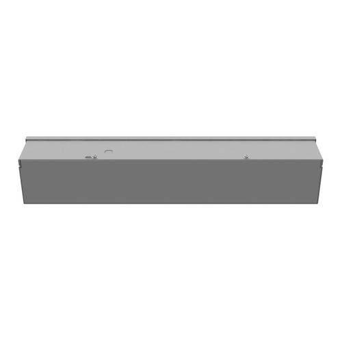Main product image of 4" x 24" x 4" NEMA 3R Screw Cover Lay-In Wireway, Steel, Gray, No Knockouts, 4424-GSC3R-NK