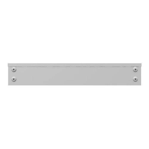 Main product image of 4" x 24" x 4" NEMA 3R Screw Cover Lay-In Wireway, Steel, Gray, No Knockouts, 4424-GSC3R-NK