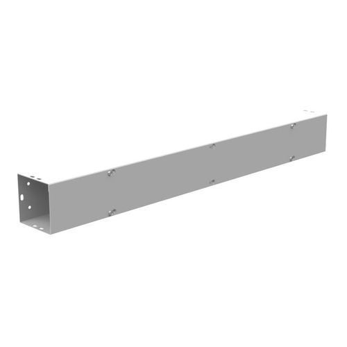 Main product image of 4" x 36" x 4" NEMA 1 Screw Cover Lay-In Wireway, Steel, Gray, No Knockouts, 4436-GSC1-NK