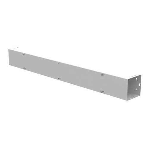 Main product image of 4" x 36" x 4" NEMA 1 Screw Cover Lay-In Wireway, Steel, Gray, No Knockouts, 4436-GSC1-NK