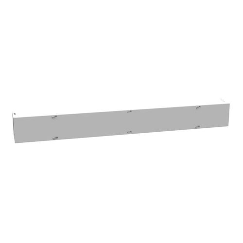 Main product image of 4" x 36" x 4" NEMA 1 Screw Cover Lay-In Wireway, Steel, Gray, No Knockouts, 4436-GSC1-NK