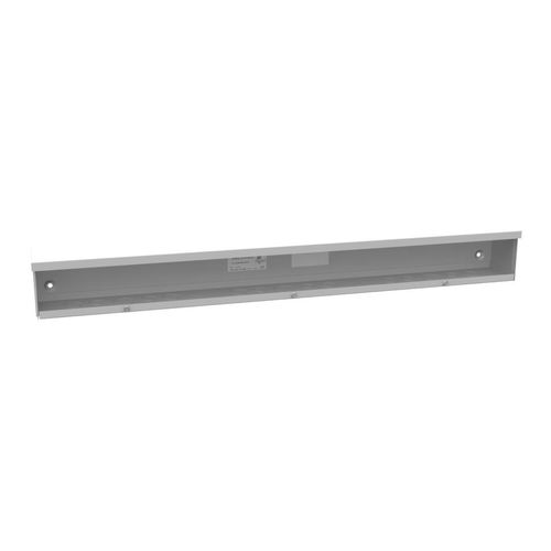 Main product image of 4" x 36" x 4" NEMA 3R Screw Cover Lay-In Wireway, Steel, Gray, With Knockouts, 4436-GSC3R