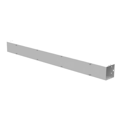 Main product image of 4" x 48" x 4" NEMA 1 Screw Cover Lay-In Wireway, Steel, Gray, No Knockouts, 4448-GSC1-NK