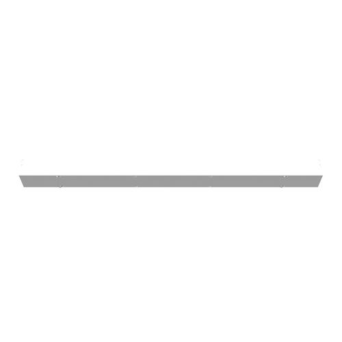 Main product image of 4" x 48" x 4" NEMA 1 Screw Cover Lay-In Wireway, Steel, Gray, No Knockouts, 4448-GSC1-NK