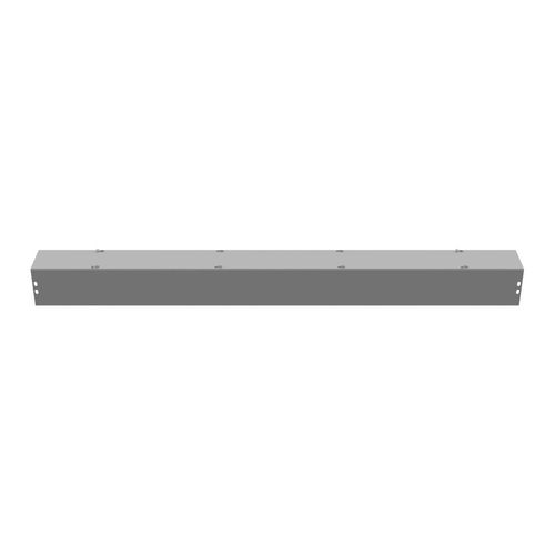 Main product image of 4" x 48" x 4" NEMA 1 Screw Cover Lay-In Wireway, Steel, Gray, No Knockouts, 4448-GSC1-NK