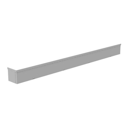 Main product image of 4" x 48" x 4" NEMA 3R Screw Cover Lay-In Wireway, Steel, Gray, With Knockouts, 4448-GSC3R