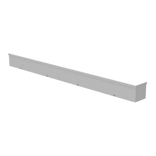 Main product image of 4" x 48" x 4" NEMA 3R Screw Cover Lay-In Wireway, Steel, Gray, With Knockouts, 4448-GSC3R