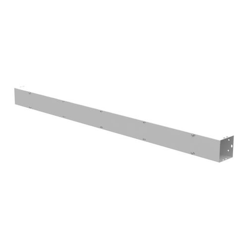 Main product image of 4" x 60" x 4" NEMA 1 Screw Cover Lay-In Wireway, Steel, Gray, No Knockouts, 4460-GSC1-NK