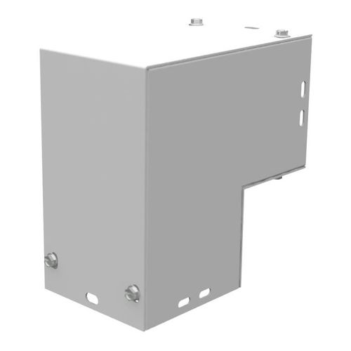 Main product image of 4" x 4" 90-Degree Corner Elbow, NEMA 1, Steel, ANSI 61 Gray, 44L90C