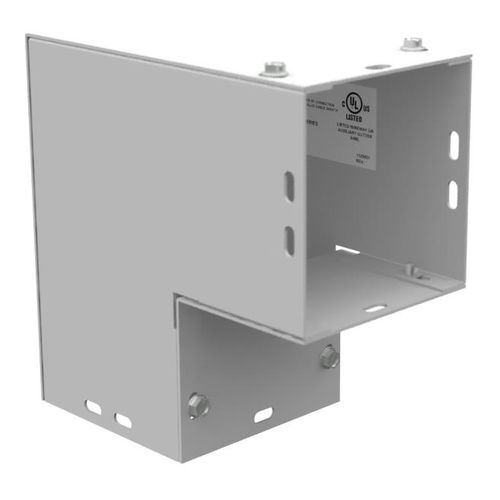 Main product image of 4" x 4" 90-Degree Corner Elbow, NEMA 1, Steel, ANSI 61 Gray, 44L90C