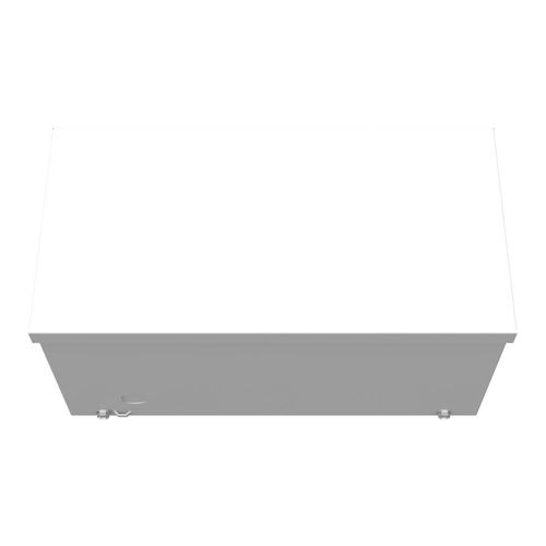 Main product image of 6" x 12" x 6" NEMA 3R Screw Cover Lay-In Wireway, Steel, Gray, No Knockouts, 6612-GSC3R-NK