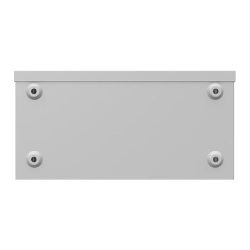 Main product image of 6" x 12" x 6" NEMA 3R Screw Cover Lay-In Wireway, Steel, Gray, No Knockouts, 6612-GSC3R-NK