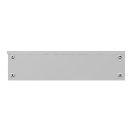Main product image of 6" x 24" x 6" NEMA 3R Screw Cover Lay-In Wireway, Steel, Gray, No Knockouts, 6624-GSC3R-NK