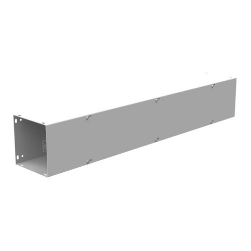 Main product image of 6" x 36" x 6" NEMA 1 Screw Cover Lay-In Wireway, Steel, Gray, No Knockouts, 6636-GSC1-NK
