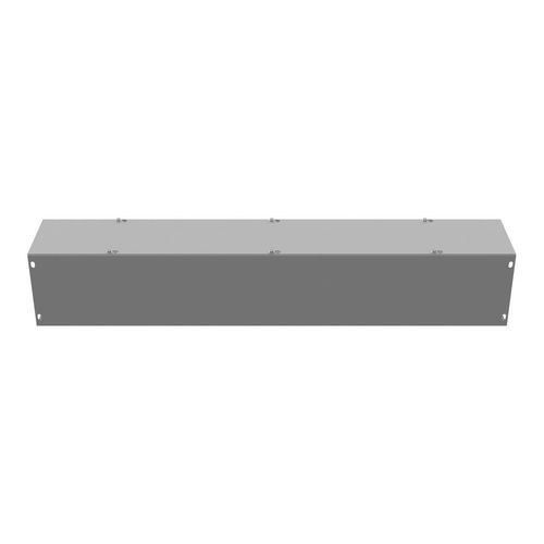 Main product image of 6" x 36" x 6" NEMA 1 Screw Cover Lay-In Wireway, Steel, Gray, No Knockouts, 6636-GSC1-NK