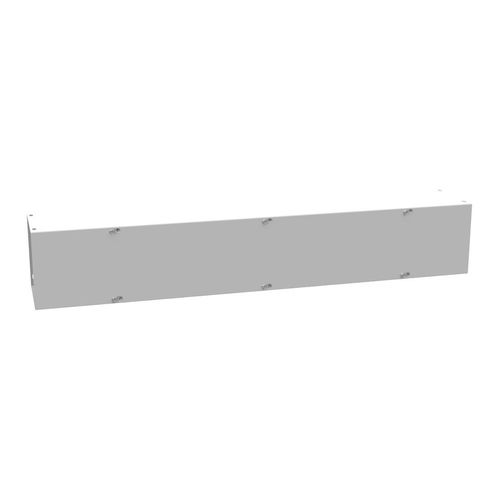 Main product image of 6" x 36" x 6" NEMA 1 Screw Cover Lay-In Wireway, Steel, Gray, No Knockouts, 6636-GSC1-NK