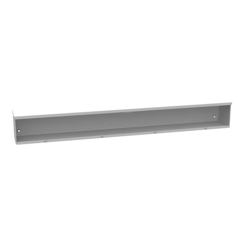 Main product image of 6" x 48" x 6" NEMA 3R Screw Cover Lay-In Wireway, Steel, Gray, No Knockouts, 6648-GSC3R-NK