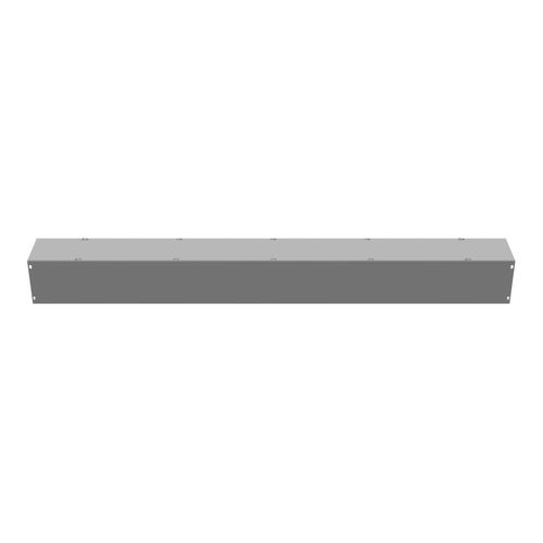 Main product image of 6" x 60" x 6" NEMA 1 Screw Cover Lay-In Wireway, Steel, Gray, No Knockouts, 6660-GSC1-NK