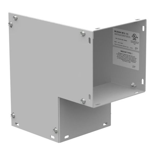 Main product image of 6" x 6" 90-Degree Side Elbow, NEMA 1, Steel, ANSI 61 Gray, 66L90S
