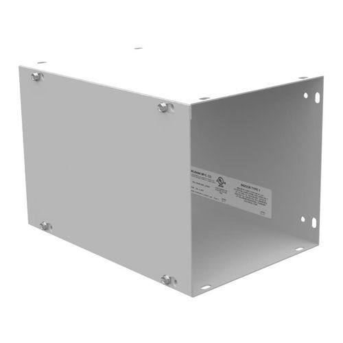 Main product image of 8" x 12" x 8" NEMA 1 Screw Cover Lay-In Wireway, Steel, Gray, No Knockouts, 8812-GSC1-NK