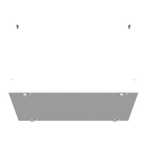 Main product image of 8" x 12" x 8" NEMA 1 Screw Cover Lay-In Wireway, Steel, Gray, No Knockouts, 8812-GSC1-NK
