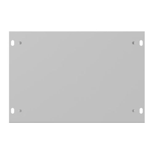 Main product image of 8" x 12" x 8" NEMA 1 Screw Cover Lay-In Wireway, Steel, Gray, No Knockouts, 8812-GSC1-NK