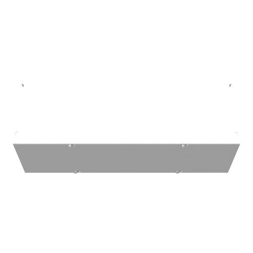 Main product image of 8" x 24" x 8" NEMA 1 Screw Cover Lay-In Wireway, Steel, Gray, No Knockouts, 8824-GSC1-NK