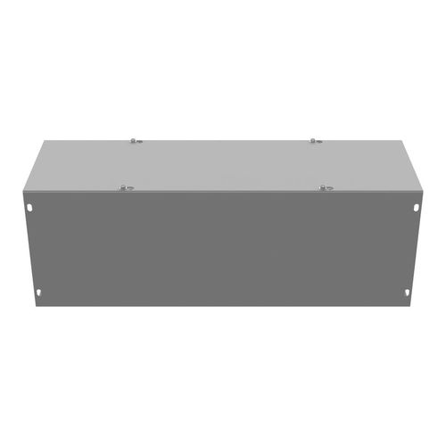 Main product image of 8" x 24" x 8" NEMA 1 Screw Cover Lay-In Wireway, Steel, Gray, No Knockouts, 8824-GSC1-NK