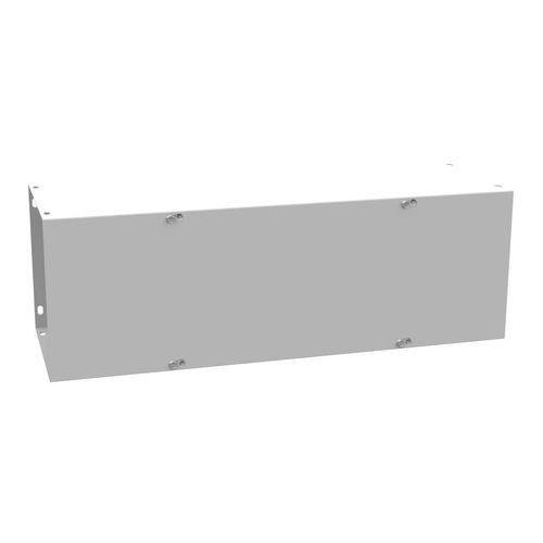 Main product image of 8" x 24" x 8" NEMA 1 Screw Cover Lay-In Wireway, Steel, Gray, No Knockouts, 8824-GSC1-NK