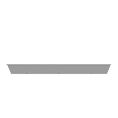 Main product image of 8" x 36" x 8" NEMA 3R Screw Cover Lay-In Wireway, Steel, Gray, No Knockouts, 8836-GSC3R-NK