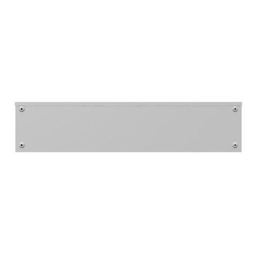 Main product image of 8" x 36" x 8" NEMA 3R Screw Cover Lay-In Wireway, Steel, Gray, With Knockouts, 8836-GSC3R
