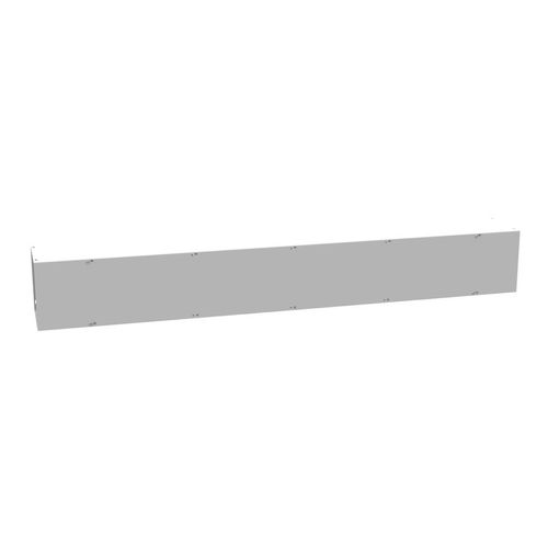 Main product image of 8" x 60" x 8" NEMA 1 Screw Cover Lay-In Wireway, Steel, Gray, No Knockouts, 8860-GSC1-NK