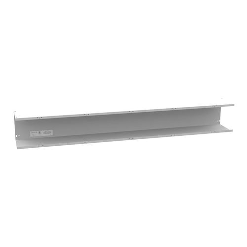 Main product image of 8" x 60" x 8" NEMA 1 Screw Cover Lay-In Wireway, Steel, Gray, No Knockouts, 8860-GSC1-NK