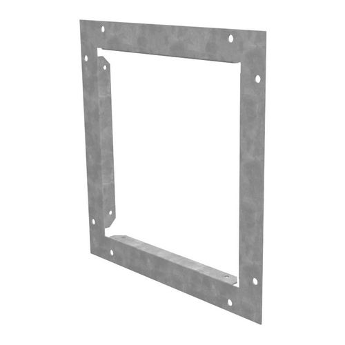 Main product image of 8" x 8" Wireway End Flange, Screw Cover, NEMA 1, Steel, Gray, 88GF