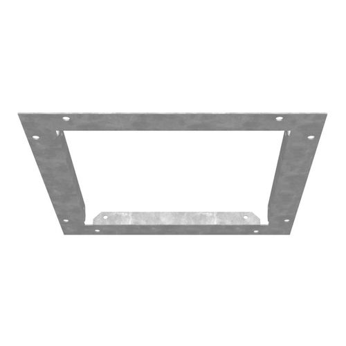 Main product image of 8" x 8" Wireway End Flange, Screw Cover, NEMA 1, Steel, Gray, 88GF