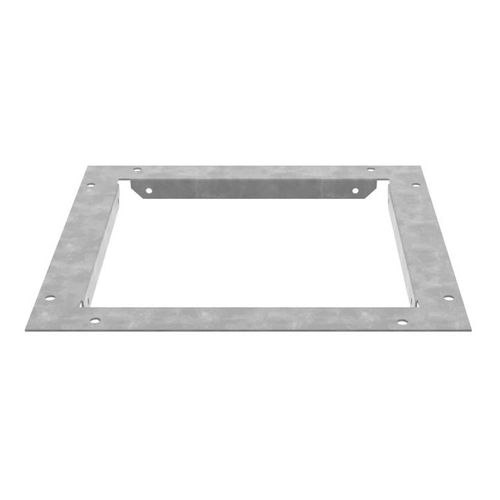 Main product image of 8" x 8" Wireway End Flange, Screw Cover, NEMA 1, Steel, Gray, 88GF