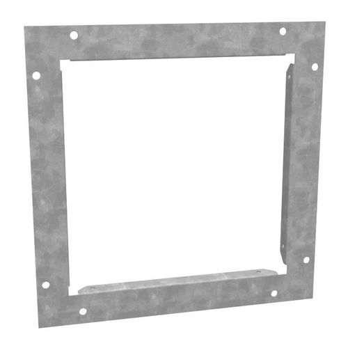 Main product image of 8" x 8" Wireway End Flange, Screw Cover, NEMA 1, Steel, Gray, 88GF