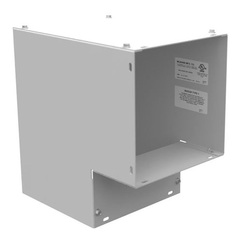 Main product image of 8" x 8" 90-Degree Corner Elbow, NEMA 1, Steel, ANSI 61 Gray, 88L90C