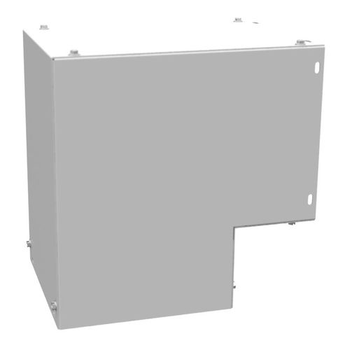 Main product image of 8" x 8" 90-Degree Corner Elbow, NEMA 1, Steel, ANSI 61 Gray, 88L90C