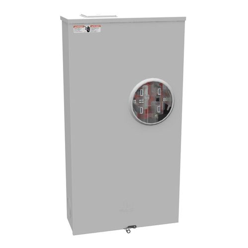 Main product image of 320A Ringless Meter Socket with Lever Bypass, 4-Jaw, 1-Position, 1-Phase, NEMA 3R, U2448-X