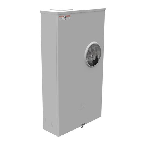 Main product image of 320A Ringless 1-Position Meter Socket, Lever Bypass, 4-Jaw, 3-Phase, 600V, NEMA 3R, U2594-X