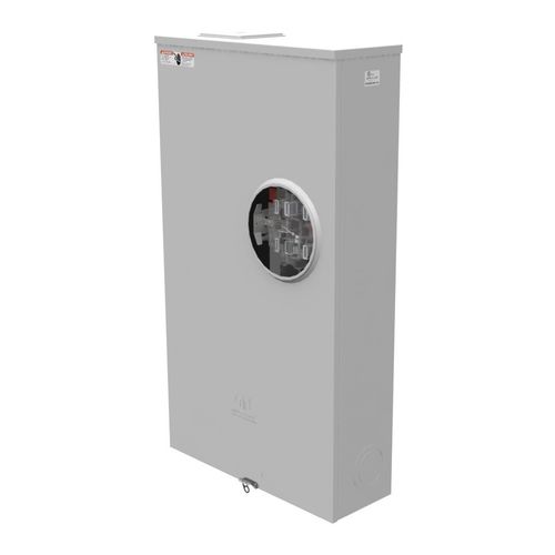 Main product image of 320A Ringless 1-Position Meter Socket, Lever Bypass, 4-Jaw, 3-Phase, 600V, NEMA 3R, U2594-X