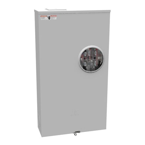 Main product image of 320A Ringless 1-Position Meter Socket, Lever Bypass, 4-Jaw, 3-Phase, 600V, NEMA 3R, U2594-X