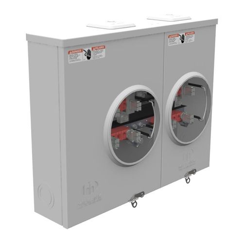 Main product image of 200A Ringless 2-Position Meter Socket, 4-Jaw, 1-Phase, 300V, NEMA 3R, U2601-XL