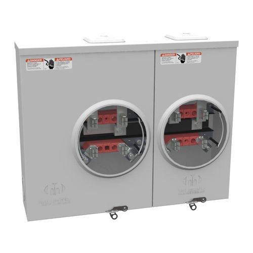 Main product image of 200A Ringless 2-Position Meter Socket, 4-Jaw, 1-Phase, 300V, NEMA 3R, U2601-XL