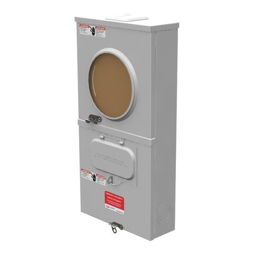Main product image of 100A Ringless Meter Main with Emergency Disconnect, 1-Phase, NEMA 3R, U3499-XL-100