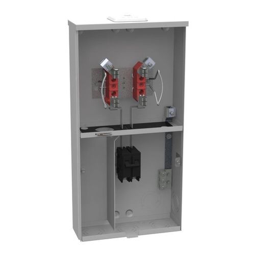 Main product image of 100A Ringless Meter Main with Emergency Disconnect, 1-Phase, NEMA 3R, U3499-XL-100