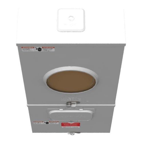 Main product image of 100A Ringless Meter Main with Lever Bypass, 1-Phase, 240V, NEMA 3R, Barrel Lock, U3741-XL-100-BL