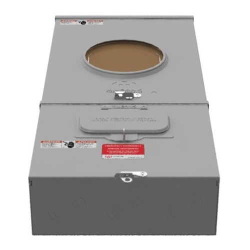 Main product image of 100A Ringless Meter Main with Lever Bypass, 1-Phase, 240V, NEMA 3R, Barrel Lock, U3741-XL-100-BL